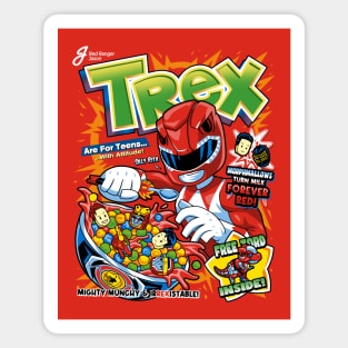 TRex Cereal Magnet